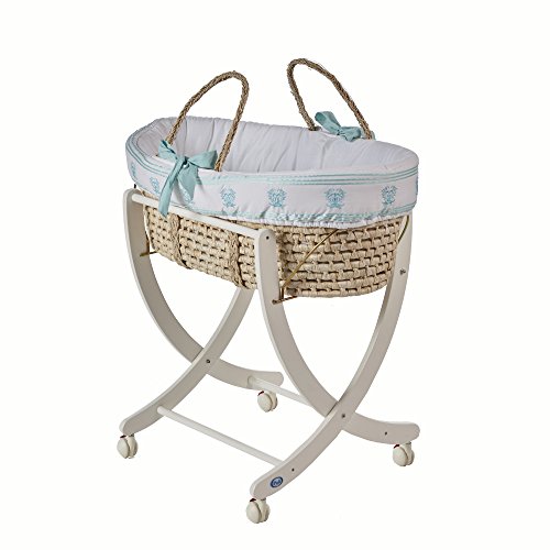 large moses basket for twins