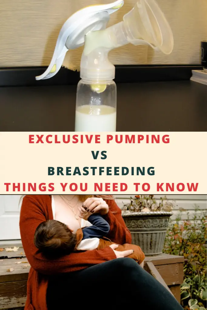 Exclusive pumping Vs Breastfeeding