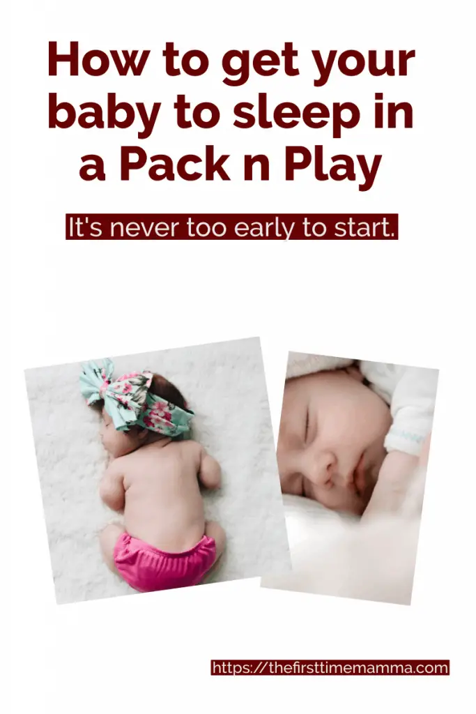 Get baby to sleep in a pack n play