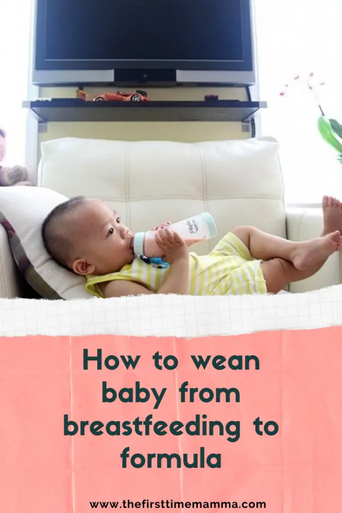 How to wean baby from breastfeeding to formula