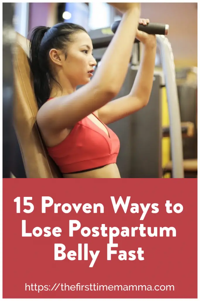 Lose postpartum belly