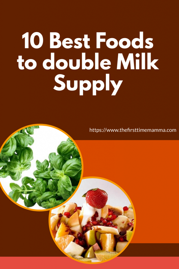 Foods to double milk supply