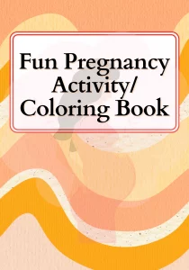 pregnancy activity coloring book