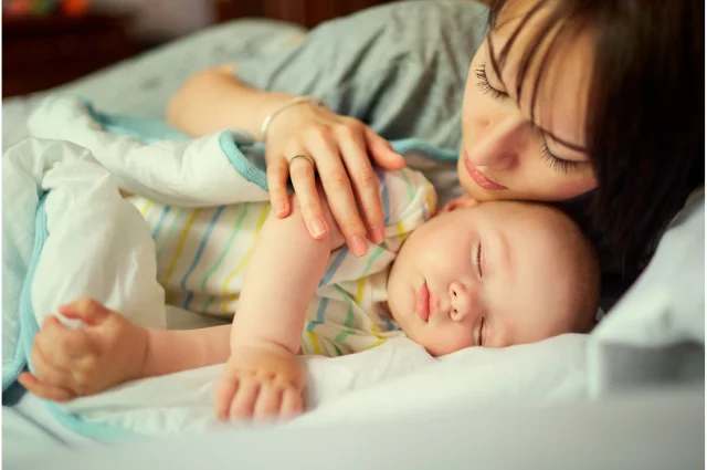 Baby Sleep Better with their moms