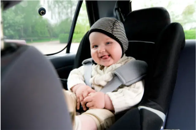 how to travel with baby in a taxi