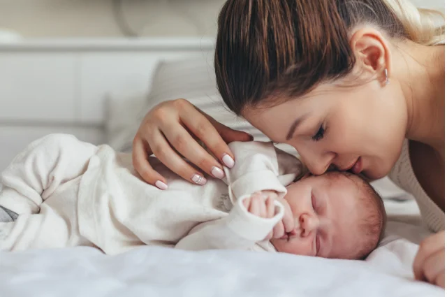 How long should a mom stay home with baby?