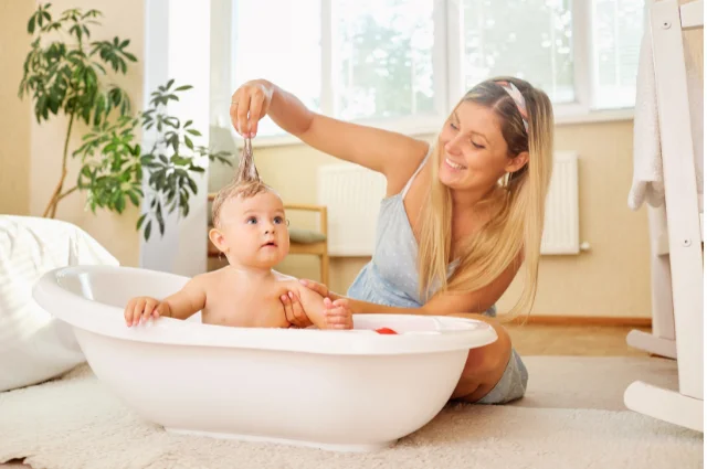 How often should I bathe my 3-month-old baby?