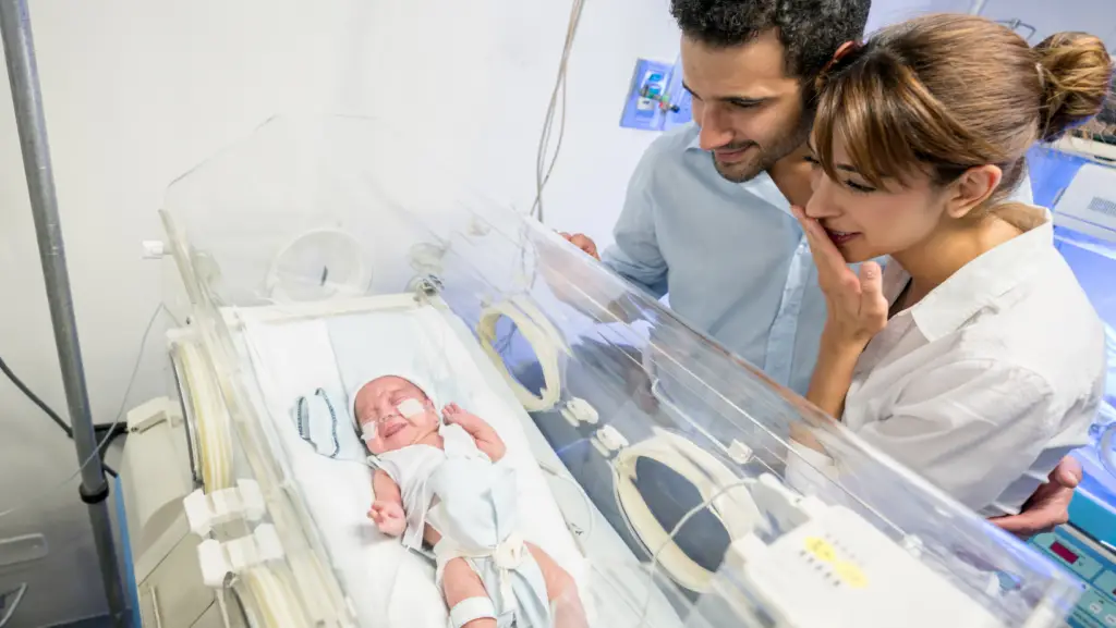 What is the average time parents spend with baby in the NICU